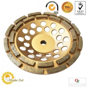 7 inch double row diamond grinding cup wheel for angle grinder