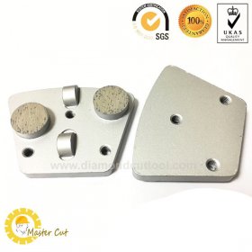 Superme PCD diamond grinding shoe plate for floor coating removal