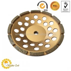 Standard single row diamond grinding cup wheel for stone and concrete