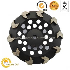 7" 180mm arrow segment diamond grinding cup wheel for angle grinder with M14 5/8-11