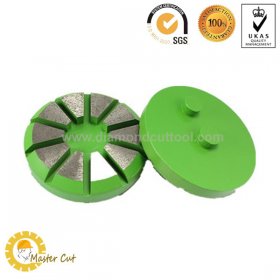 Buy 3" metal bond diamond concrete floor grinding disc with 2 pin from Chinese supplier