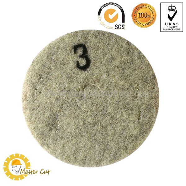 17'' fiber sponge diamond floor polishing pads