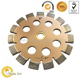 6＂ laser welded tuck point diamond blades for concrete repointing
