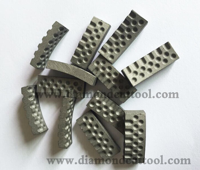 dimple core bit segment or aero diamond segment for concrete